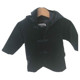 Baby Dior-blue velvet coat night baby Dior-Dark blue