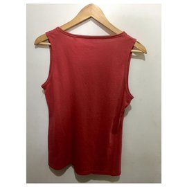 J.Crew-Teeshirt, vient grand-Rouge