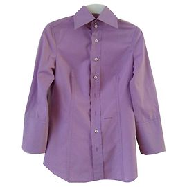 Dsquared2 Camicia in cotone rosa Fuschia