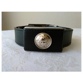 Versace-GIANNI VERSACE RARE  belt 1997 Vintage PRE-DEATH-Black