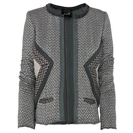 Giacca in lurex Peru Isabel Marant Argento Metallico Blu chiaro
