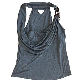 Top Max Mara de viscose cinza escuro Cinza antracite