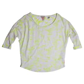 Maison Scotch Bluse Weiß Grün Baumwolle Weiß Grün