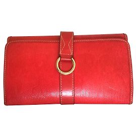 Lancel Elsa Sellier Red