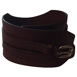 Dolce & Gabbana Belt Caramel Lambskin Size M Caramel