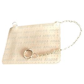 Armani Jeans Clutch bags Eggshell