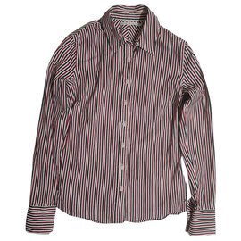 Camicia a righe Tommy Hilfiger Cotone Elastan M Multicolore