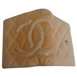 Chanel-Carteira Chanel Cambon-Bege