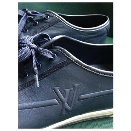 Louis Vuitton-tênis-Azul escuro