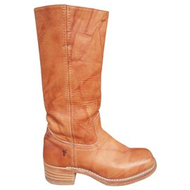 Frye-Frye boots Campus model 14Saddle finish-Light brown