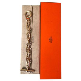 Hermès-Anchor chain bracelet large model-Silvery