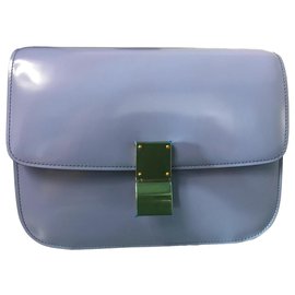 Céline-CELINE MEDIUM CLASSIC BAG BOX NUEVO-Azul