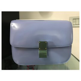 Céline-CELINE MEDIUM CLASSIC BAG BOX NUEVO-Azul