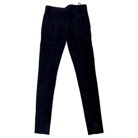 Prada-Trousers-Navy blue