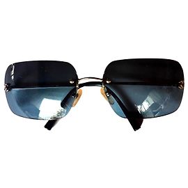 Lunettes Chanel vintage Bleu