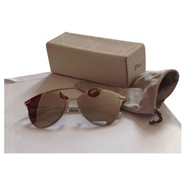 Christian Dior Reflected Sunglasses Silver Metal Silvery