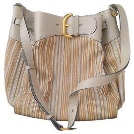 Saco soberbo Delvaux modelo Sovereign Bege Caramelo