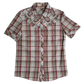Camisa de cuadros Sandro de algodón Multicolor