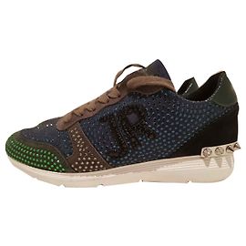 John Richmond Baskets Bleu Marine