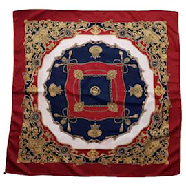 Autre Marque Lenço de seda multicolor Multicor