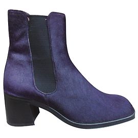 Free lance boots in purple foal mint condition Purple