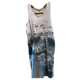 Stella Mc Cartney Stella McCartney Trägerkleid aus Baumwolle Grau Grau