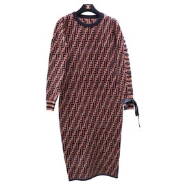 Fendi-Robes-Multicolore