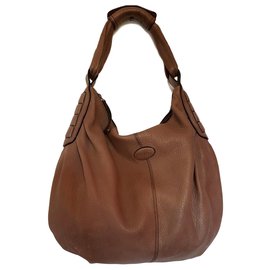 Tod's-Handbags-Taupe