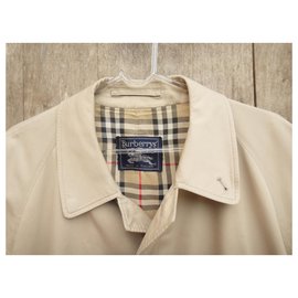 Burberry-Burberry impermeable talla vintage 56-Beige