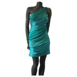 Jay Ahr-Jay Ahr asymmetric dress-Turquoise