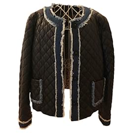 Dolce & Gabbana-Dolce & Gabbana quilted lambskin jacket-Black