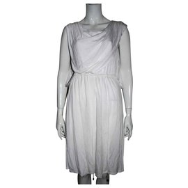 Temperley London-White cape dress-White