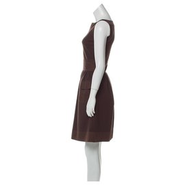 Diane Von Furstenberg-Robe DvF Zanne-Chocolat