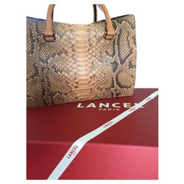 Lancel-Bag-Python print