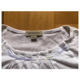 Burberry-Blouse blanche Burberry-Blanc