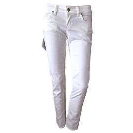 Pantalones Liu.Jo Blancos de Algodón Blanco