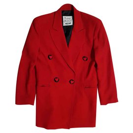 Moschino Cheap And Chic-veste-Rouge