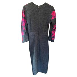 Robe Just Cavalli grise en polyester Gris