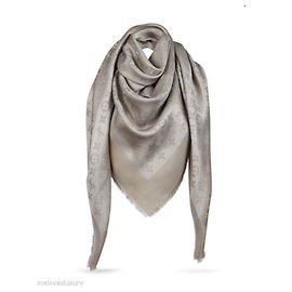 Louis Vuitton Monogramm-Schal Beige