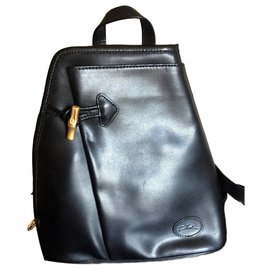 Backpack Longchamp line reed Black