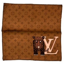 Louis Vuitton-bolsillo cuadrado-Castaño