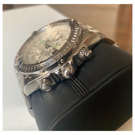 Breitling-Chronomat Evolution-Silvery,White
