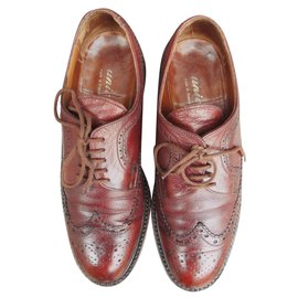 Joseph Fenestrier-Unic derbies (Fenestrier) vintage-Brown