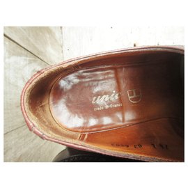 Joseph Fenestrier-Unic derbies (Fenestrier) vintage-Brown