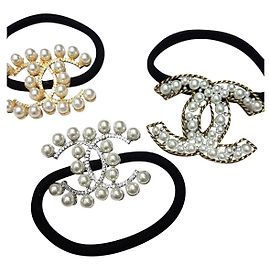 Chanel elastico per capelli Multicolore