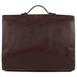 Hermès-Hermès dispatch bag 38 cm brown leather box restored!-Brown