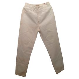 Jean Guess en denim blanc Blanc