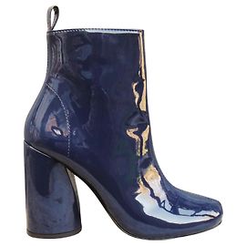 Botas barnizadas Tara Jarmon Azul oscuro