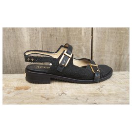 Aperlai-new Aperlai sandals, Boxed-Black