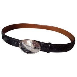 Ralph Lauren-Leather belt-Black